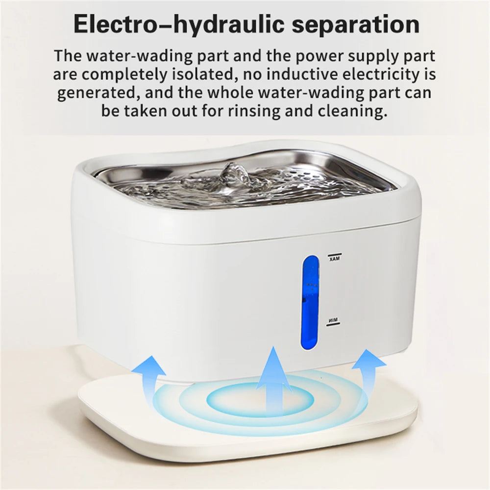 Water Fountain for Pets with App