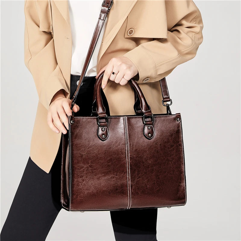 Genuine leather Fernanda bag