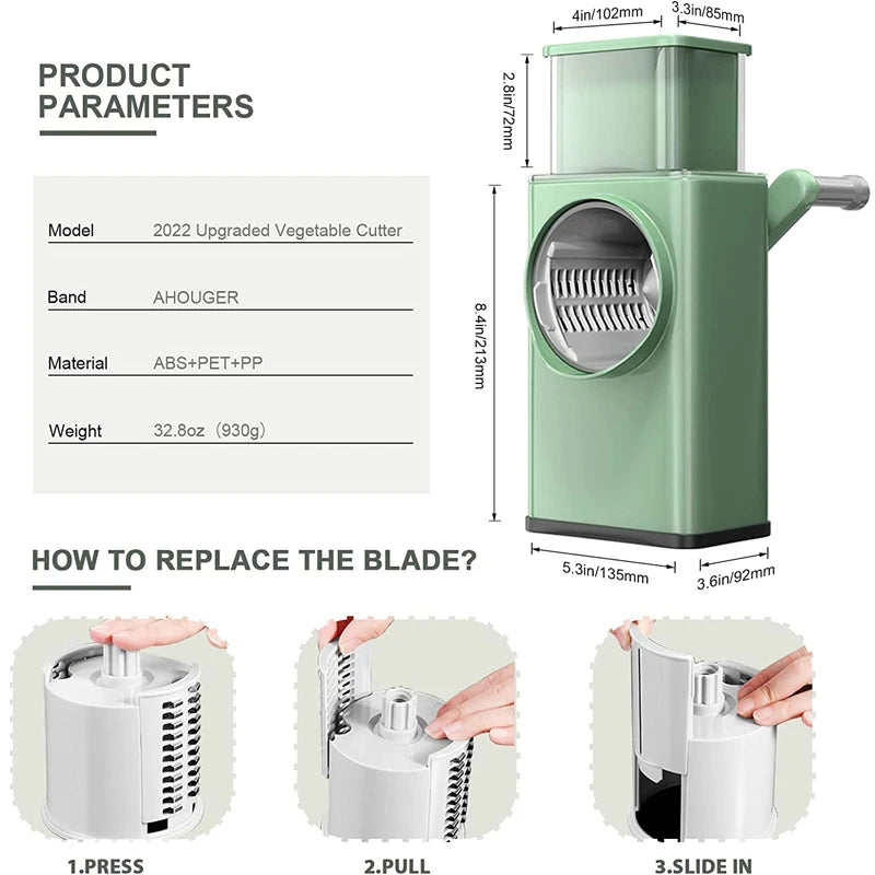 Manual Vegetable Cutter  And Accessories