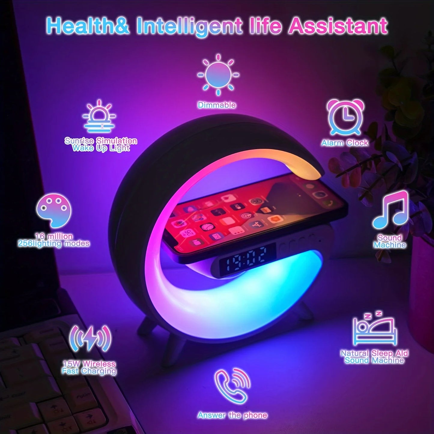 Wireless Charger Station Multifunction