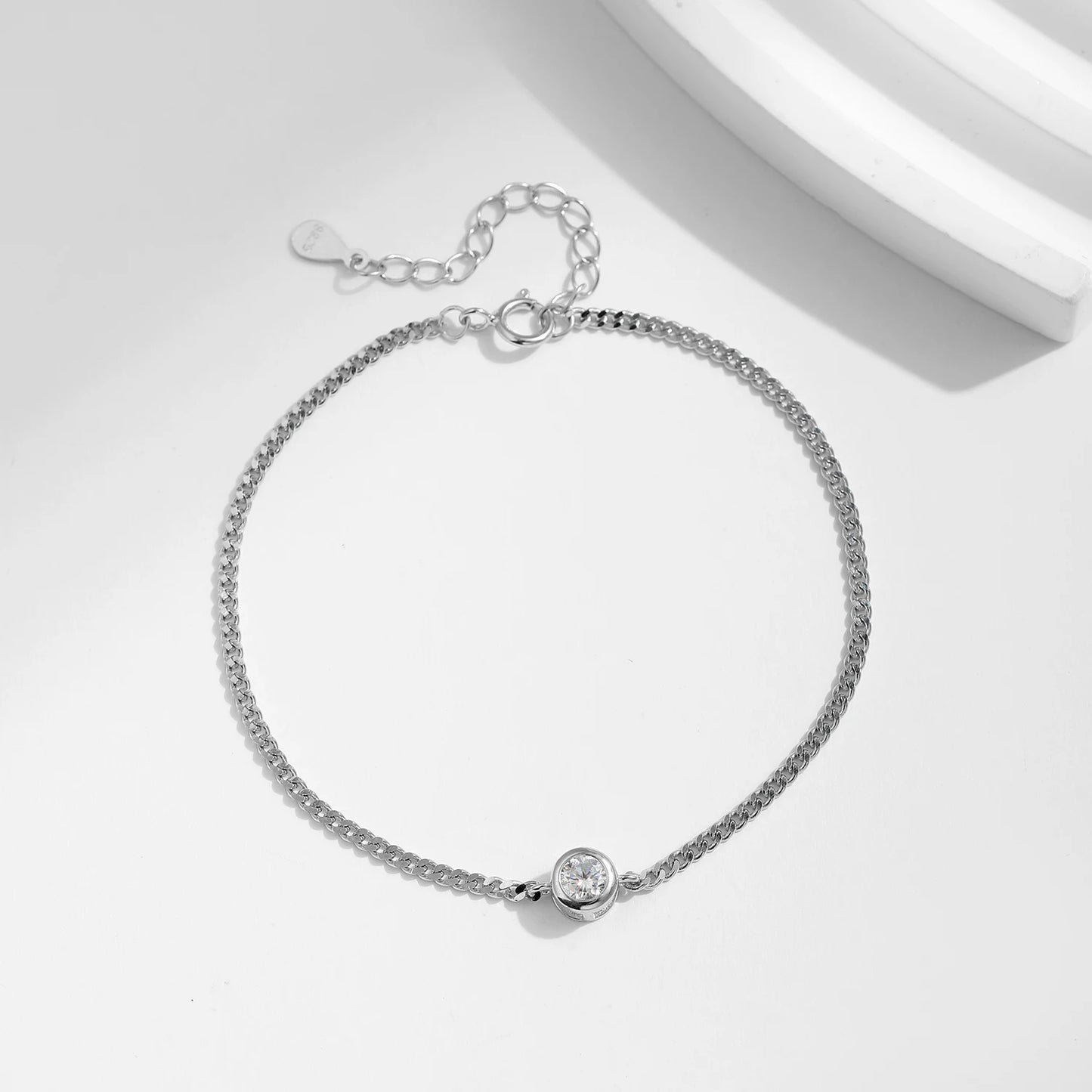 925 Sterling Silver Women's Fit Bracelet