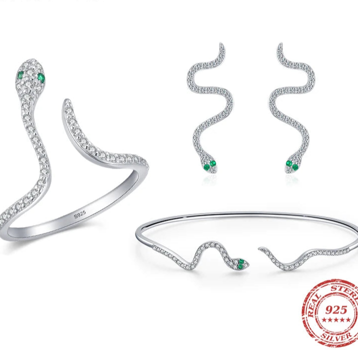 925 Sterling Silver Jewelry Set