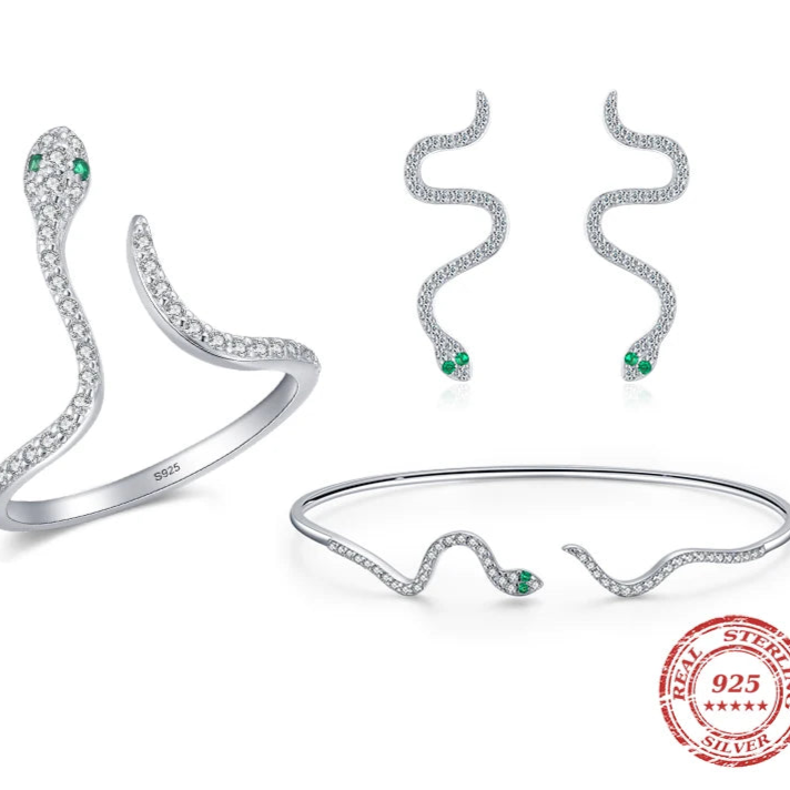 925 Sterling Silver Jewelry Set