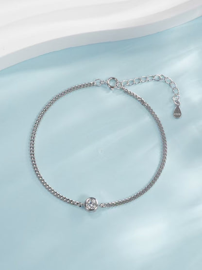 925 Sterling Silver Women's Fit Bracelet